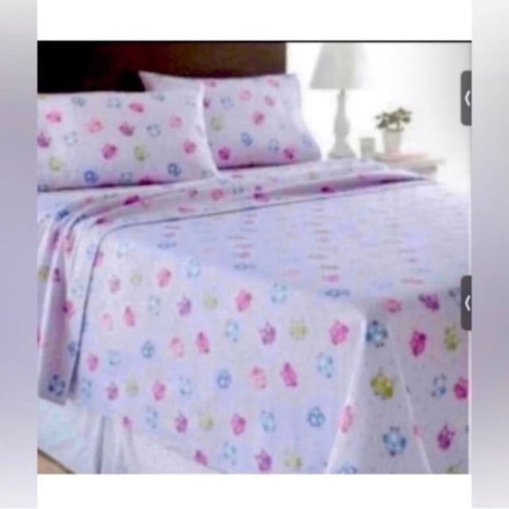 NEW QUEEN Size UNIQUE FIND OWLS ULTRA SOFT PLUSH SHEET SET